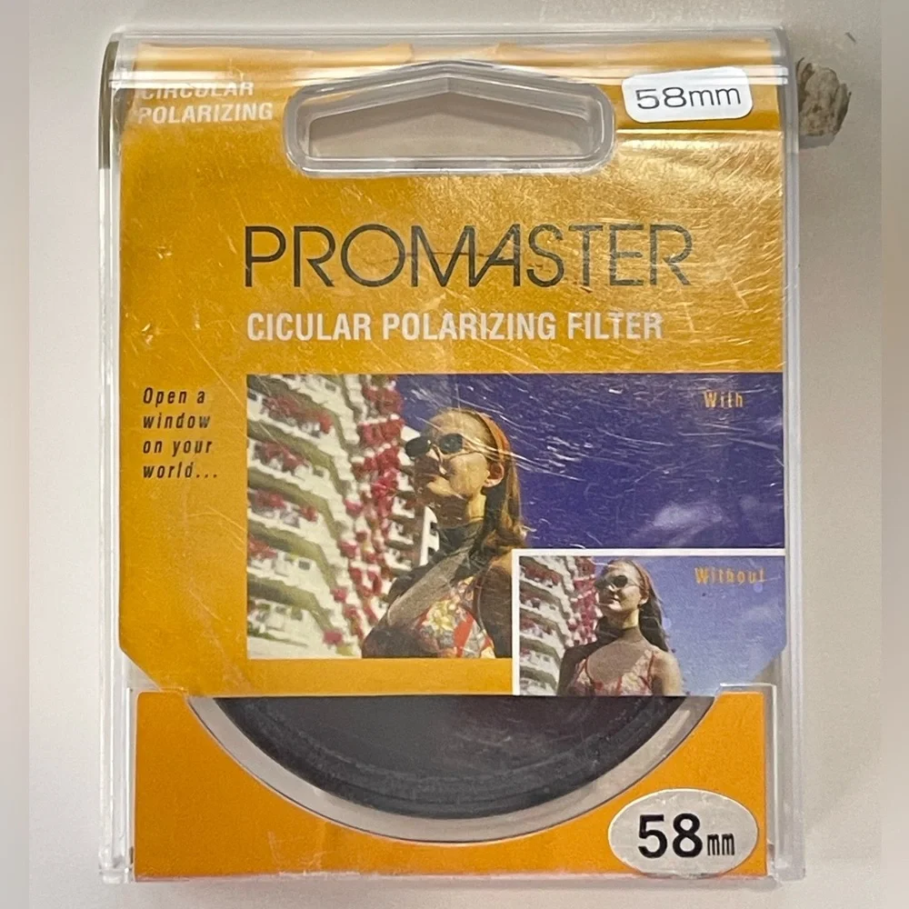 NEW PROMASTER 58mm CIRCULAR POLARIZING FILTER